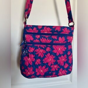 Vera Bradley Triple Zip Hipster Crossbody Bag